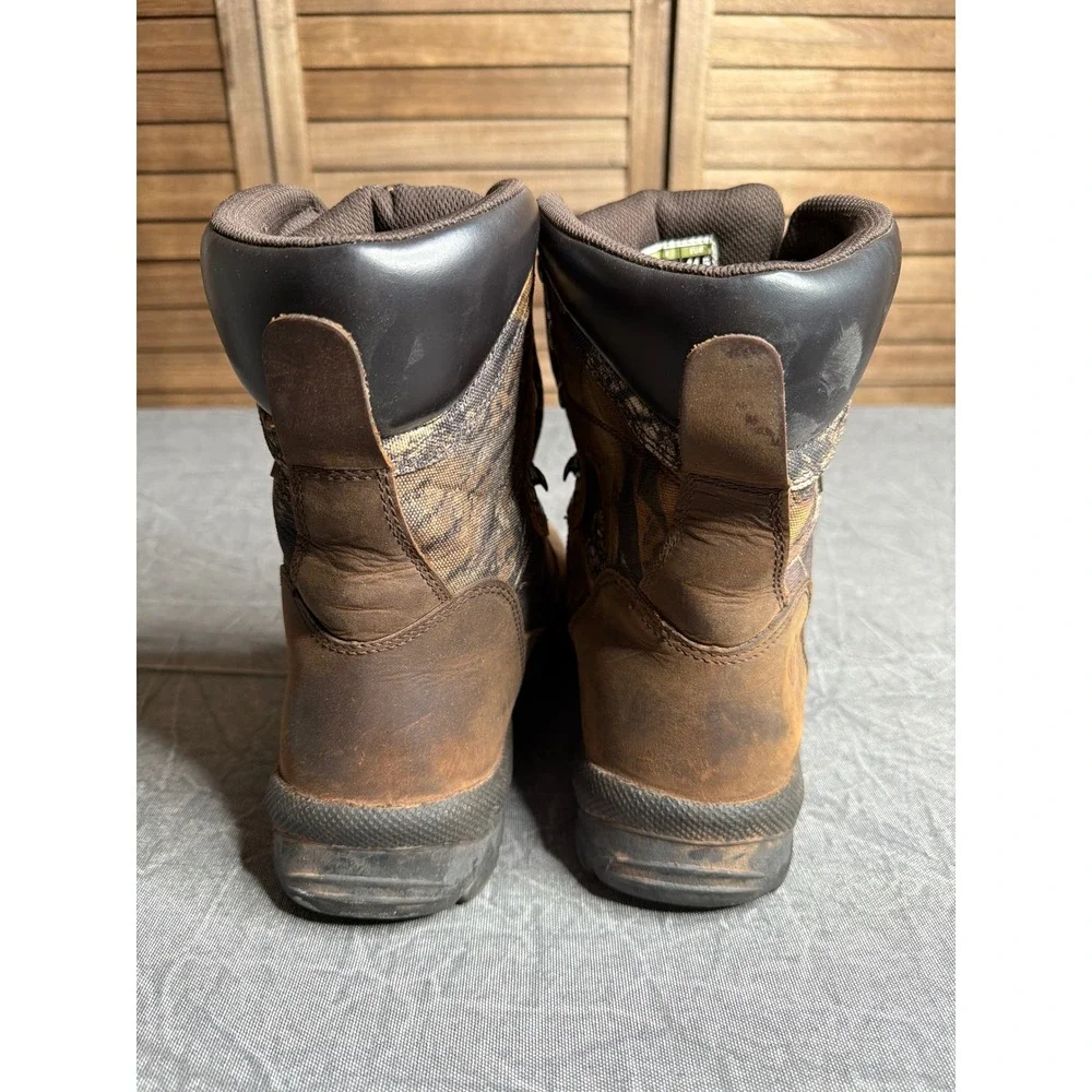 Outdoor Gear Hunting Boots Mens 11.5 Thinsulate Brown Camo Waterproof
